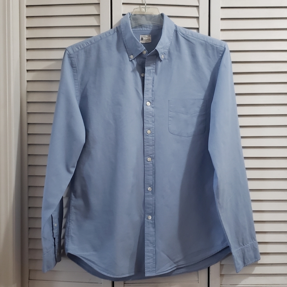 J.Crew men's long sleeves shirt blue L